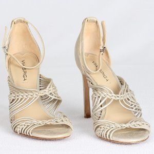 Via Spiga Dorian Gold / Silver Heel